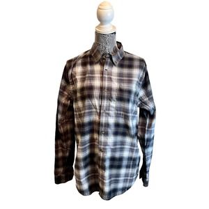 Mountain Khakis Mens Multicolor Plaid Long Sleeve Hiking Button Shirt Size M